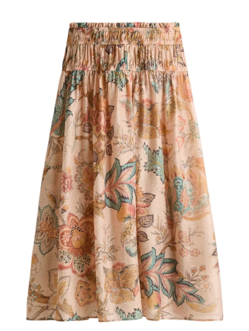H&M | Flared Smockdetail Maxi Skirt Size Large